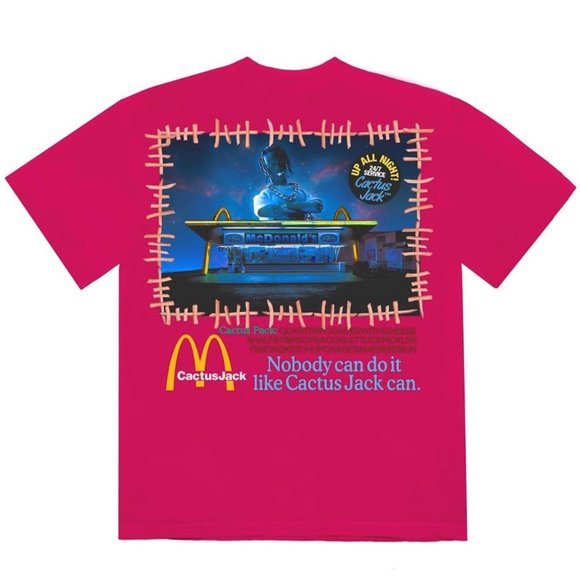 Travis Scott / McDonalds Cactus Jack Shirt, L, NWT - Picture 3 of 6
